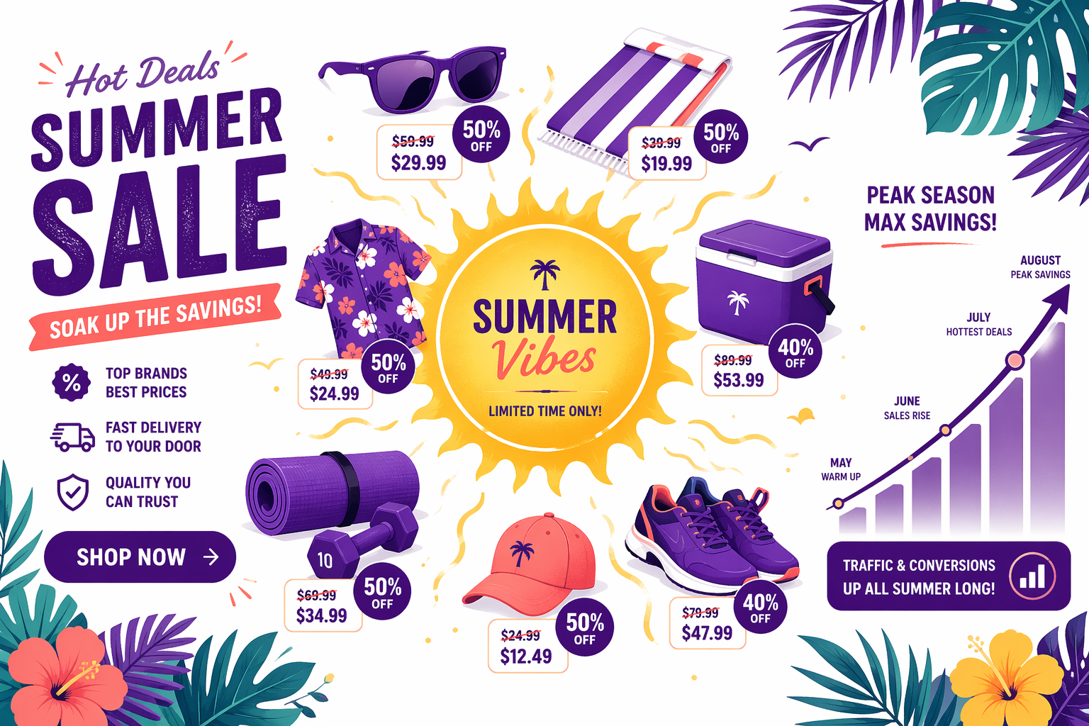 Shopify Summer Sale Strategy: Convert Peak Season Traffic