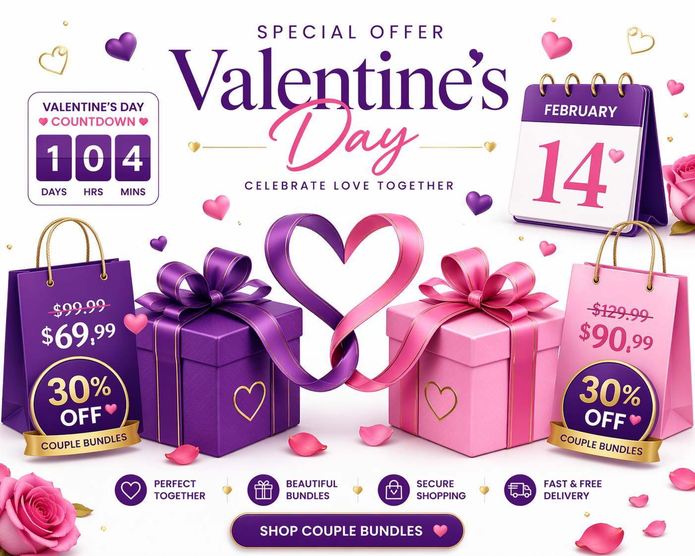 Shopify Valentine’s Day Promotions: How to Run a Sale That Converts